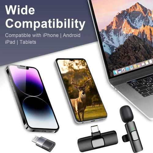 Crystal Clear Wireless Clip Mics