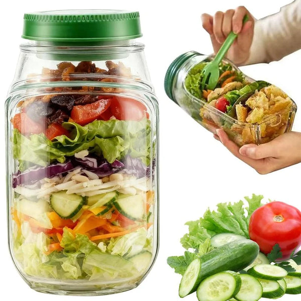 QuickSeal Portable Side Open Lunch Jar